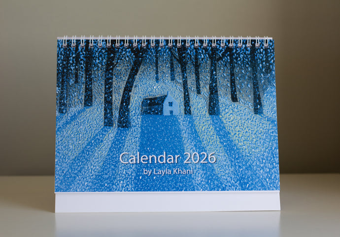 Desk Colourful 2026 Calendar