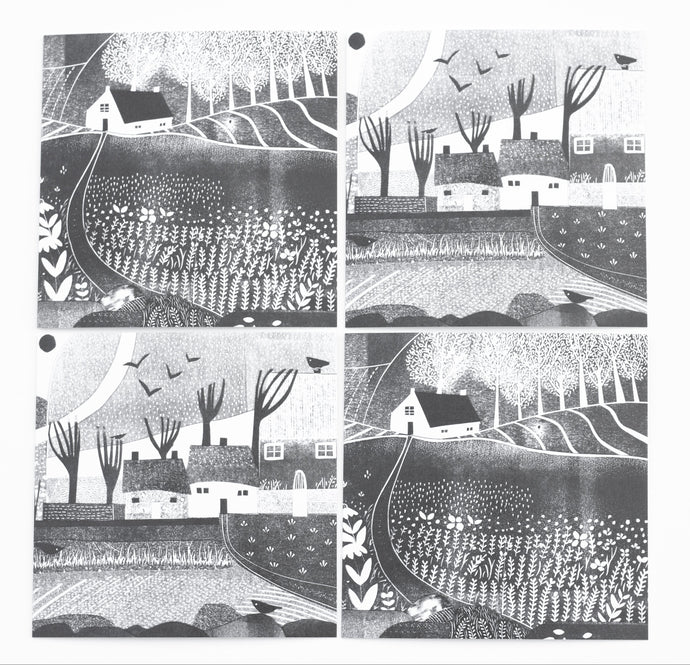 'The Quiet Path Collection' | Pack of 4 Greeting Cards