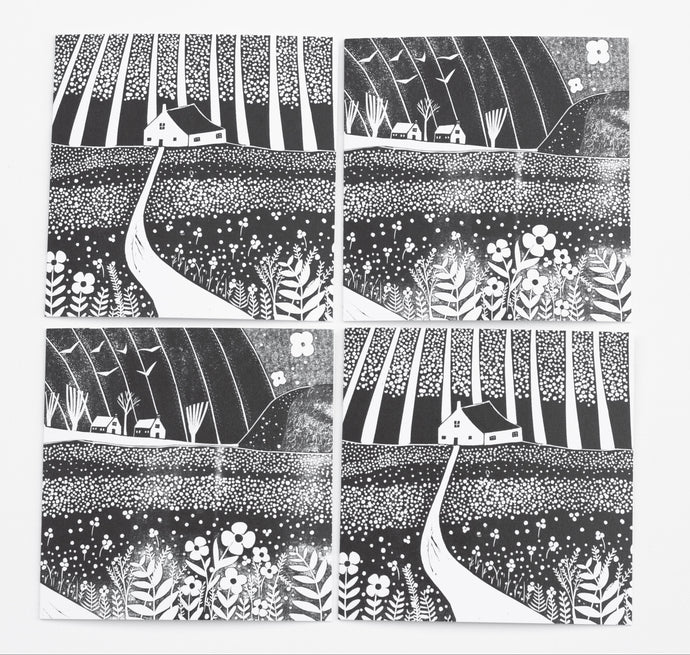 'Spring Rising Collection' | Pack of 4 Greeting Cards