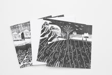 Load image into Gallery viewer, &#39;Winter Skies Collection&#39; | Pack of 4 Christmas Cards