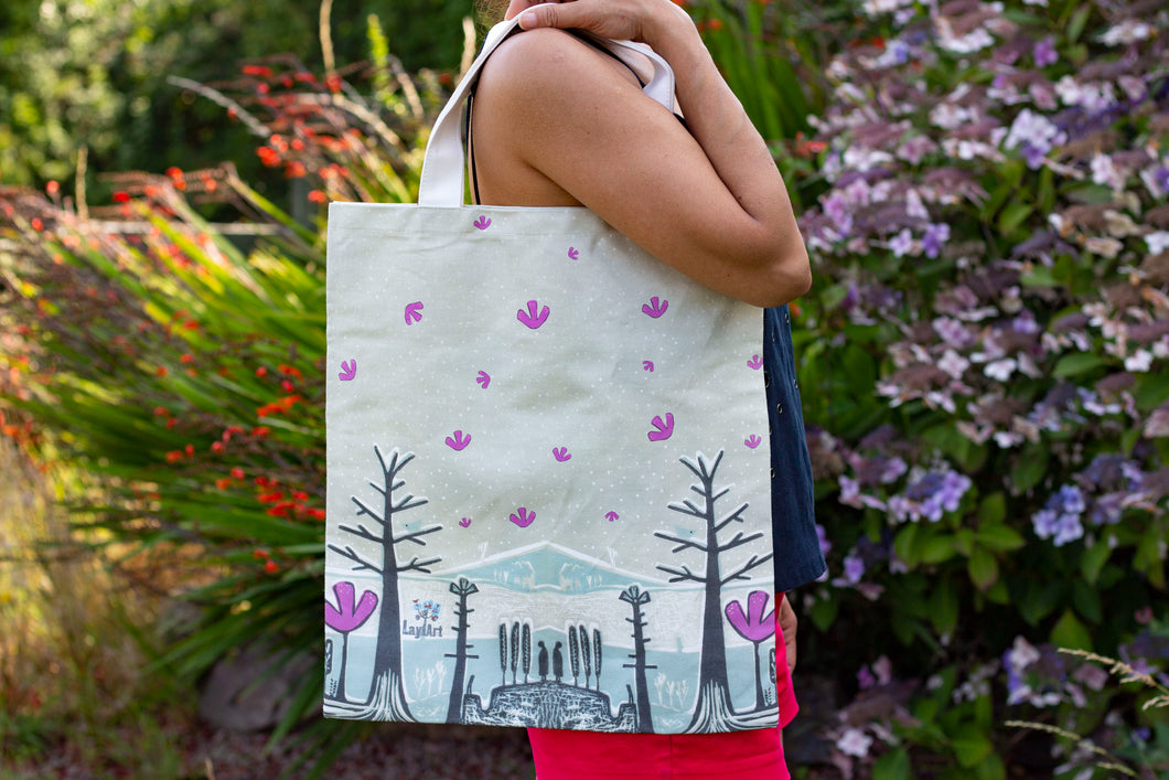 Cotton Tote Bag in Neutral Colours