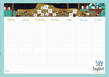 Load image into Gallery viewer, Blue Weekly Planner Pad