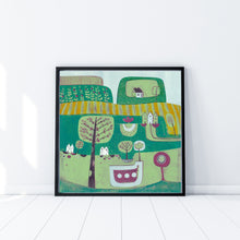 Load image into Gallery viewer, Original Linocut Print | &#39;Sound of Silence&#39;