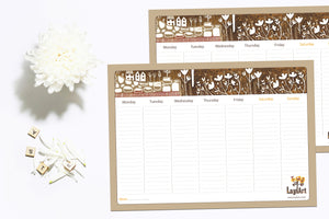 Autumn Weekly Planner Pad