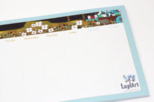 Load image into Gallery viewer, Blue Weekly Planner Pad